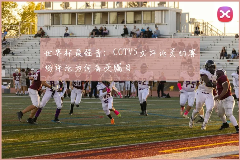 世界杯最强音：CCTV5女评论员的赛场评论为何备受瞩目